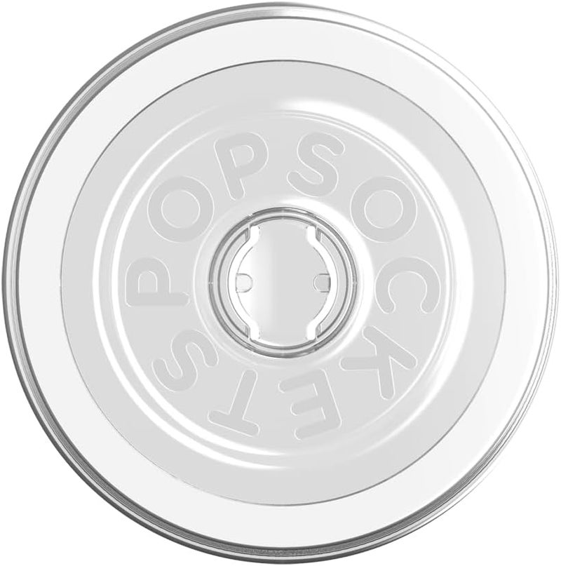 POPSOCKETS MagSafe Grip Base – Works with Swappable Tops (Top Sold Separately), Magnetic Base, for iPhone MagSafe Cases & Phones - Clear - Image 1